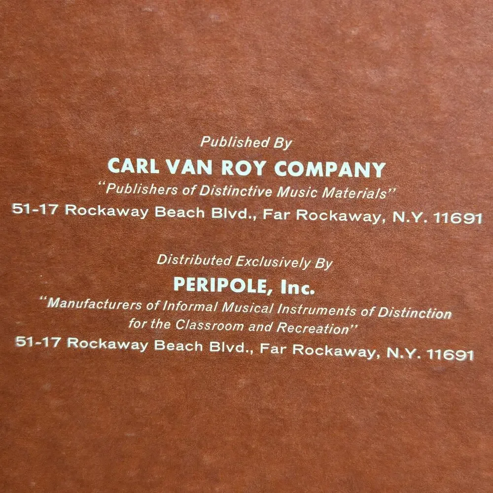 VINTAGE Recorder Playing By Erich Katz Instruction Book Carl Van Roy‎ Company